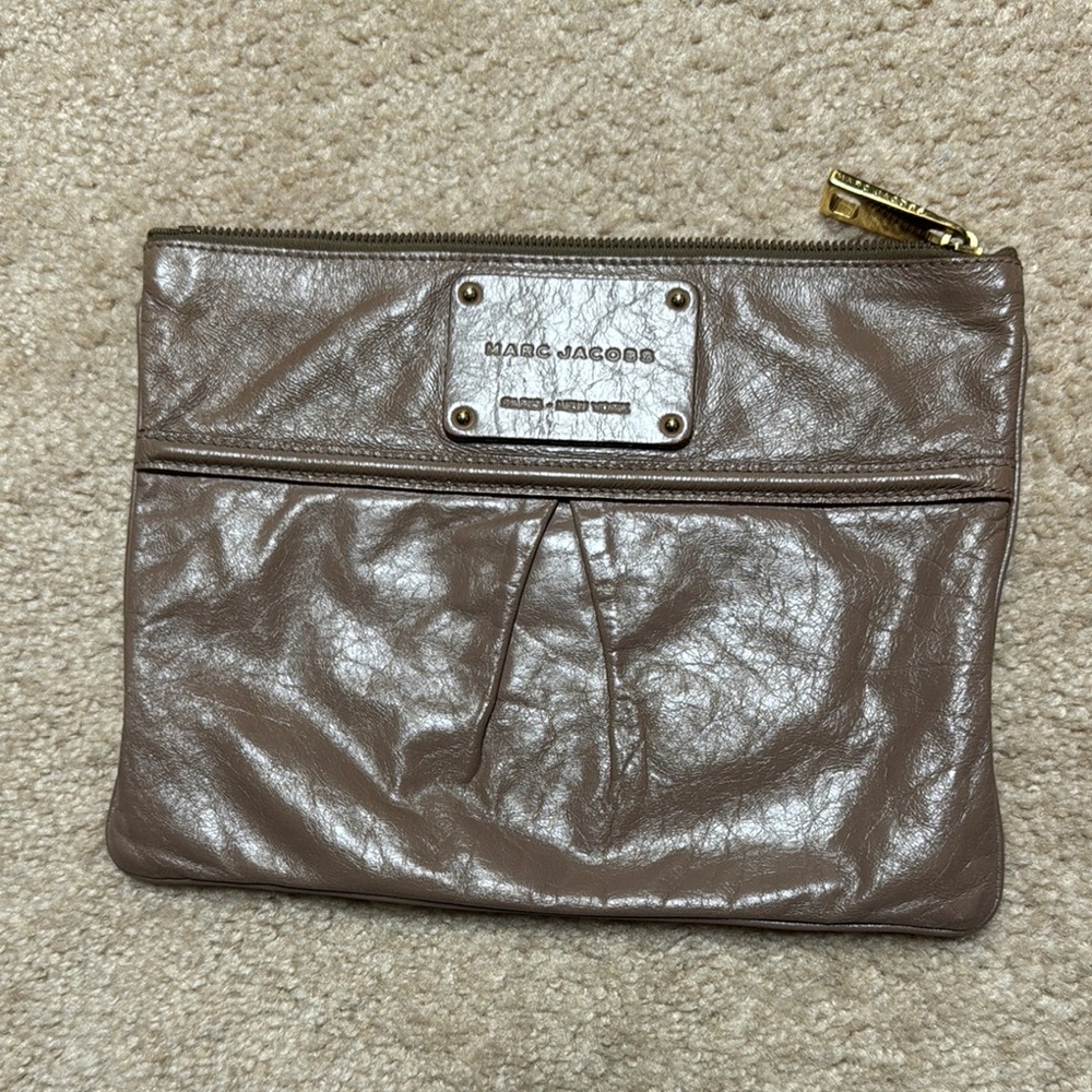 Marc Jacobs Brown Clutch Bag
